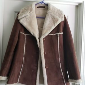 Matterhorn Coat sz 12 Napa CA sheerling suede